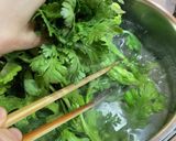 春菊の金山寺味噌和え作り方7写真