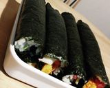 子供と恵方巻き★大好きイクラ&マグロ漬け作り方15写真
