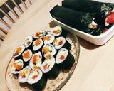 子供と恵方巻き★大好きイクラ&マグロ漬け作り方16写真