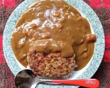 ハンバーグなカレーライス♪作り方1写真