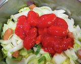 糖質少なめキャベツたっぷりトマトスープ作り方2写真