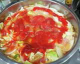 糖質少なめキャベツたっぷりトマトスープ作り方5写真