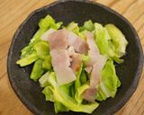 包丁不要♪キャベツとベーコンのオイル蒸し作り方4写真