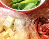 牛コマと青梗菜と豆腐のご飯に合う中華炒め作り方1写真