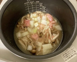 【簡単】とり皮の、中華風炊き込みご飯作り方3写真