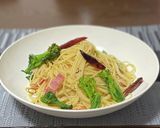 菜の花のペペロンチーノ作り方7写真
