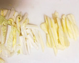 白菜とりんごのサラダ　朝ごはん作り方1写真