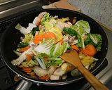 野菜たっぷり具だくさん中華丼丼！作り方7写真