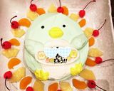 すみっコぐらし　ぺんぎん　BDケーキ作り方4写真