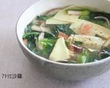 低糖質&高蛋白!豆腐干/皮で中華スープ作り方9写真