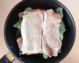 ジューシーケールと豚肉のミルフィーユ。作り方4写真