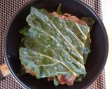 ジューシーケールと豚肉のミルフィーユ。作り方5写真