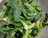 ちぢみ菜とだなツナのスパゲッティ作り方1写真