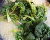 ちぢみ菜とだなツナのスパゲッティ作り方7写真