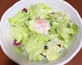 簡単♡焼のり堅揚げポテト温玉レタスサラダ作り方2写真