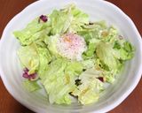 簡単♡焼のり堅揚げポテト温玉レタスサラダ作り方3写真