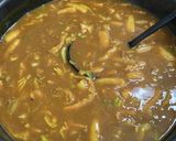 土日のお昼に簡単カレーうどん作り方5写真