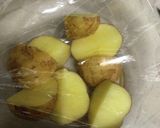 残りのキーマカレーで最強　コロッケ作り方1写真