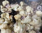ヤリイカとカリフラワー炒め作り方10写真