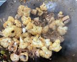 ヤリイカとカリフラワー炒め作り方12写真
