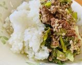 【簡単】小松菜カレー（残り物野菜を活用）作り方4写真