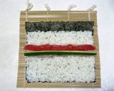 簡単＆映え☆恵方巻にも！七品目の海鮮太巻作り方4写真