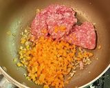 白菜入り旨辛肉味噌うどん作り方4写真