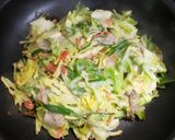 冷凍オクラでふんわり食感お好み焼き作り方7写真