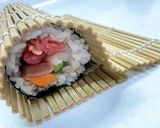 簡単＆映え☆恵方巻にも！七品目の海鮮太巻作り方8写真