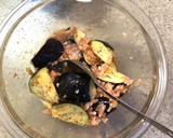 レンジで簡単! 茄子と厚揚げのそぼろ煮作り方3写真