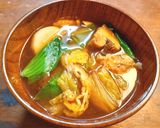 甘くてトロトロ白菜と里芋の煮物　発酵玉葱作り方8写真
