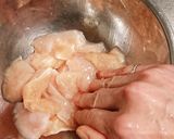 鶏とネギのおかか焼き作り方2写真