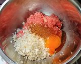 お麩とえのき★ずっしりハンバーグ★作り方3写真