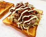 プルドポークで満腹モーニングサンド作り方3写真
