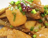 鶏むね肉＊たたき鶏ごぼう作り方6写真