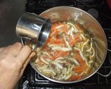 セロリの葉のスープ♪簡単高血圧症漢方薬膳作り方4写真