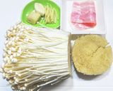 エノキ石づきのベーコン巻きステーキ作り方1写真