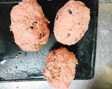 長ねぎinハンバーグ作り方5写真