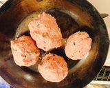 長ねぎinハンバーグ作り方6写真