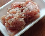おうち居酒屋★しっとり鶏天！チリマヨだれ作り方3写真