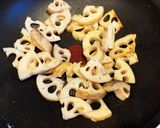 大人の味★蓮根と里芋の黒酢酢豚作り方7写真