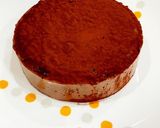 ナッツ入りチョコレートチーズケーキ作り方8写真