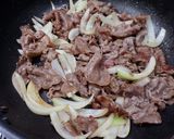 牛トマ丼！ミニトマト入りの美味しい牛丼作り方3写真
