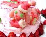 スペシャルデコ☆乙女のクリスマスケーキ作り方6写真