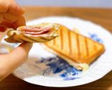 チーズとハムのホットサンド作り方5写真