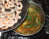 エビカレー♪簡単冷え性生理不順漢方薬膳作り方12写真