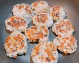 離乳食中期〜完了期♡大根豆腐ハンバーグ作り方4写真