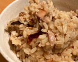 ツナときのこの炊き込みごはんガリバタ醤油作り方11写真