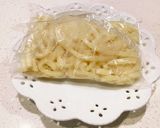 カニカマ入り挽肉と法蓮草のあんかけうどん作り方4写真