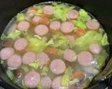 子どもも大好きキャベツと卵のスープ作り方3写真